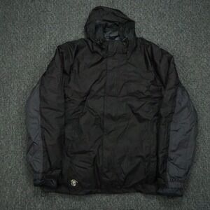 Eddie Bauer Jacket Mens Extra Large Black EBTEK Lined Zip Pocket‎ Gorpcore GTX